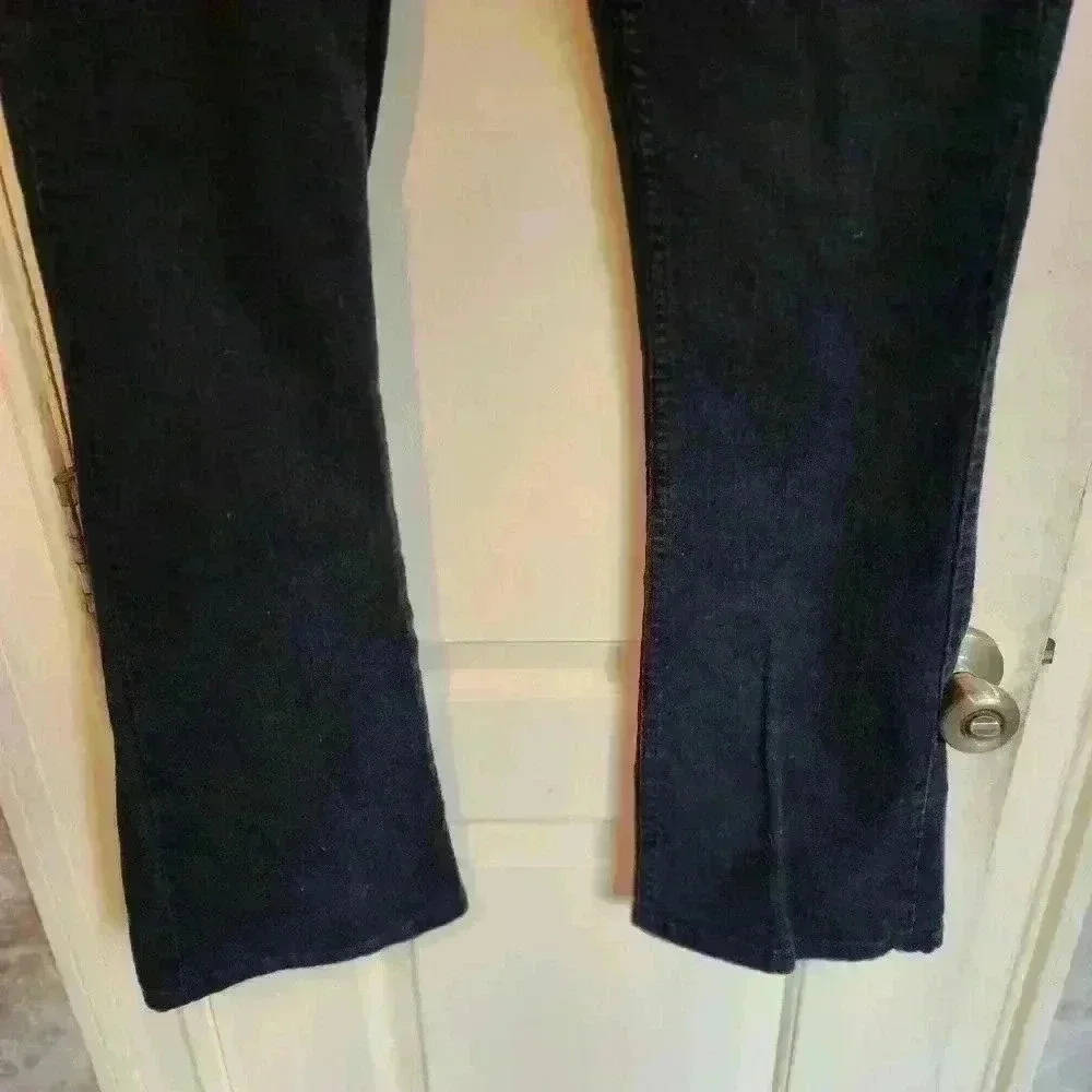 P2013 Riders by Lee black charcoal 14long bootcut jeans - Picture 4 of 7